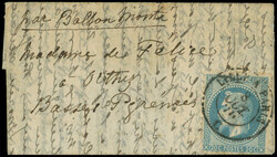 N°29A obl. càd Amb. LILLE A PARIS 8/10/70 s. très petite LAC, arr. ...
