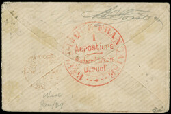 N°28B et 29B obl. Amb. HP2e s. Env., arr. LONDON 4/11/70, au verso ...
