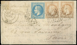 Boules de Moulins N°29B et 31 (2) obl. GC 1769 s. LAC, càd LE HAVRE ...