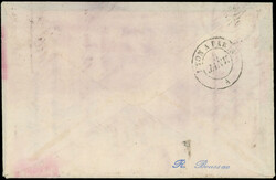 Boules de Moulins N°32 et 45A obl. Amb. LP s. Env. avec corresp., ...