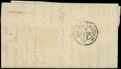 Boules de Moulins N°45C BANDE de 5 touchée obl. GC 720 sur LAC, ...