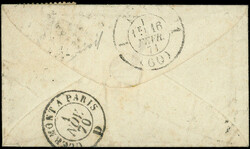 Guerre de 1870 N°29B obl. GC 4189 s. petite Env., càd T17 VICHY ...