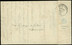 Guerre de 1870 N°29B obl. GC 1579 s. LAC, càd T16 FRANCONVILLE ...
