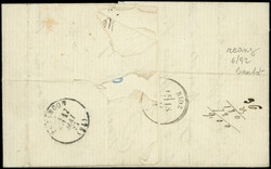 Guerre de 1870 N°28B BANDE de 4 obl. PC du GC 1260 s. LAC de ...