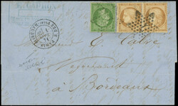 2565020: Frankreich Empire gezähnt 1862