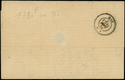 N°25 BANDE de 5 et N°37 obl. GC 41 s. LAC, càd T17 AIX-EN-PROVENCE ...