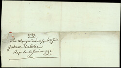 MP rouge COLONIES s. LAC de la Martinique 1789, TB, R