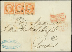 2565015: Frankreich Empire ungezähnt 1853