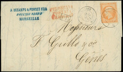 2565015: Frankreich Empire ungezähnt 1853