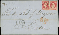 2565015: Frankreich Empire ungezähnt 1853