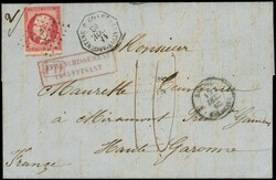 2565015: Frankreich Empire ungezähnt 1853