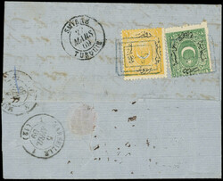 N°32 obl. GC 5079 s. LSC, càd ALEXANDRETTE 23/3/69, MIXTE avec 10pa ...