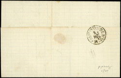 N°69 obl. càd CAVALLE TURQUIE 1/5/78 s. LSC, arr. CONSTANTINOPLE ...