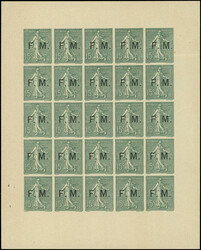 2565: 法國 - Franchise stamps