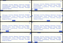 Carnets adhésifs 1506A : TVP et 070 brun, vignette petits ...