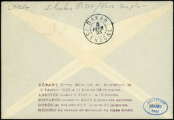 N°212 obl. ETAMPES 3/2/25 s. Env. sans adresse, vignette ...