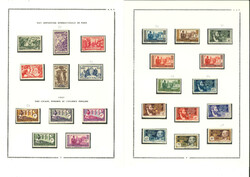 A.E.F. Collection Poste et annexes, * et quelques obl. présentée ...