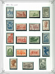 A.O.F. Collection Poste et annexes sur FA, TB (Catalog value 400,-)