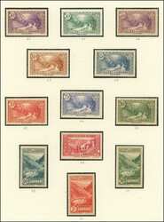 ANDORRE 47/60 et 61/92 : séries courantes de 1937 à 1943, TB ...