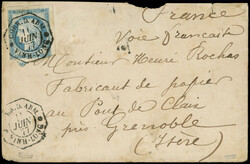 COCHINCHINE CG N°23 obl. càd CORR. D.ARM. VINH-LONG 11/6/77 s. Env. ...