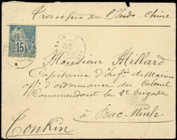 COCHINCHINE CG N°51 obl. càd ANNAM-HUE 18/6/91 s. Env. pour ...