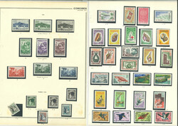 COMORES Collection de 1950 à 1976, Poste et annexes, TB