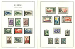 COMORES Collection jusqu'en 1976, Poste et annexes, * et **, sur FA ...