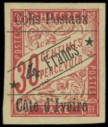 2435: コートジボワール - Parcel stamps