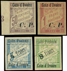 2435: コートジボワール - Parcel stamps