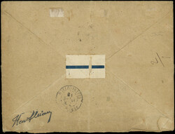 GABON 47 : 2f. carmin et brun, obl. LIBREVILLE 19/8/10 s. Env. Rec., ...