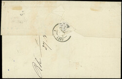 INDE CG N°20 et 22 : 30c. PAIRE et 15c. (4), p.d., obl. Los. de 81 ...