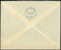 JERUSALEM 3 : 20m. s. 6f. rose carminé, obl. JERUSALEM 19/8/48 s. ...