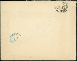 MADAGASCAR 33 : 15c. bleu obl. càd SAMBAVA 11/8/02 s. Env., arr. ...