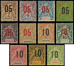 MAYOTTE 1/31 : pays complet, TB (Catalog value 899,-)