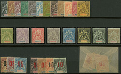 MAYOTTE 1/14, 15/20 et 21/31 : séries Groupe de 1892-1912, TB ...