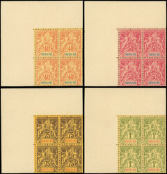 NOSSI-BE 27/39 : série Groupe de 1892, NON DENTELES sur Bristol, ...