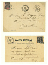 NOUVELLE CALEDONIE Lot : CG N°53, NCE N°12, 12a, 45, 48 et 56, ...