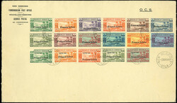 NOUVELLES HEBRIDES 124/35 et Taxe 11/15 (N°11 déf.) obl. NEW ...