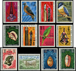 NOUVELLES HEBRIDES 476/85 + N°478A et 478B : surcharges locales ...