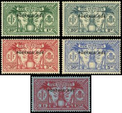 NOUVELLES HEBRIDES Taxe 6/10 : série de 1925, Postage Due, TB ...