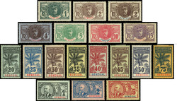 SENEGAL 30/46 : Palmiers, la série, TB (Catalog value 425,-)