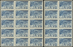 T.A.A.F. 8/10 : la série en PANNEAUX de 25, TB (Catalog value 625,-)