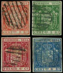 ESPAGNE 24/27 : la série obl., TB (Catalog value 582,-)