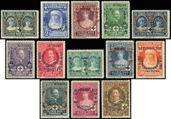 ESPAGNE 300/12 : 25 ans du règne d'Alphonse XIII, surch. MUESTRA ...