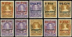 ESPAGNE 329/38 : Croix Rouge des Colonies Espagnoles, TB (Catalog ...