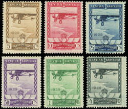 ESPAGNE PA 31/36 : la série, TB (Catalog value 250,-)