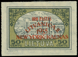 LITUANIE PA 89A : New-York-Kaunas 1935, TB (Catalog value 300,-)