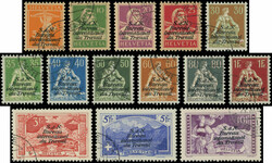 5670: Schweiz Völkerbund SDN - Dienstmarken