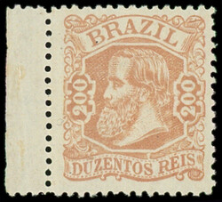 BRESIL 50 : 200r. rouge-brun, bdf, TB (Catalog value 650,-)