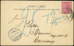 NATAL 44 : 1p. rose obl. POINT NATAL 18/5/01 s. CP émanant de ...